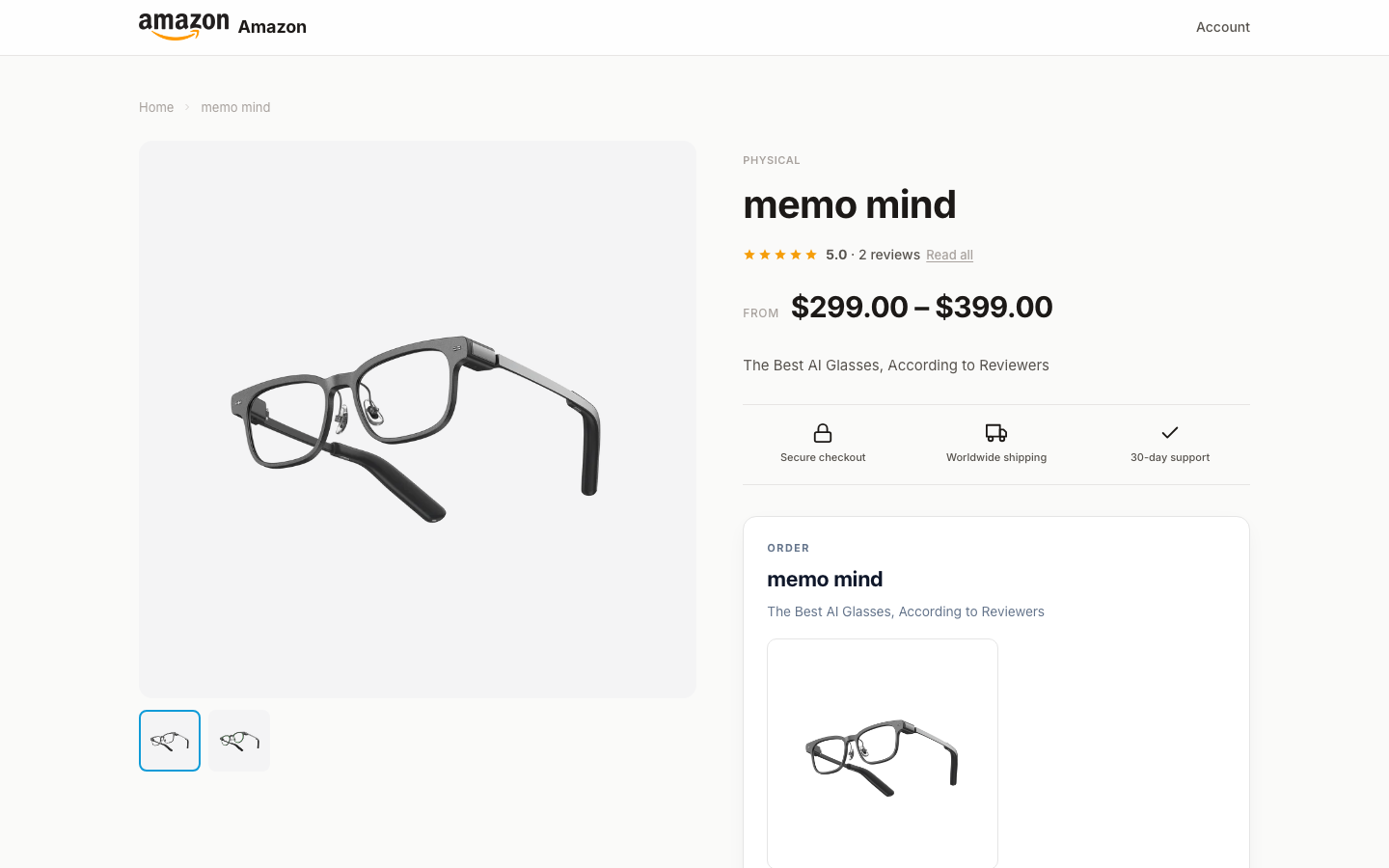 Page catalog publique
